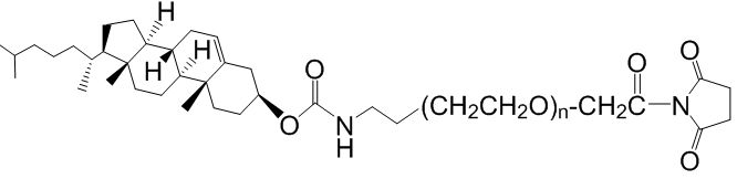 Cholesterol-PEG-NHS, CLS-PEG-NHS, MW 2,000