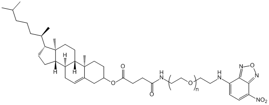 Cholesterol-PEG-NBD, CLS-PEG-NBD, MW 20,000