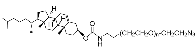 Cholesterol-PEG-Azide, CLS-PEG-N3, MW 10,000