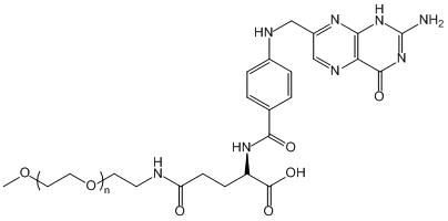 mPEG-Folate, Folic Acid-PEG, MW 40,000