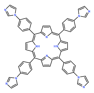 21H,23H-Porphine, 5,10,15,20-tetrakis[4-(1H-imidazol-1-yl)phenyl]- | CAS 1311998-62-5
