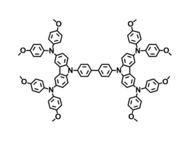 9,9′-([1,1′-biphenyl]-4,4′-diyl)bis(N3,N3,N6,N6-tetrakis(4-methoxyphenyl)-9H-carbazole-3,6-diamine) | CAS 1630723-99-7