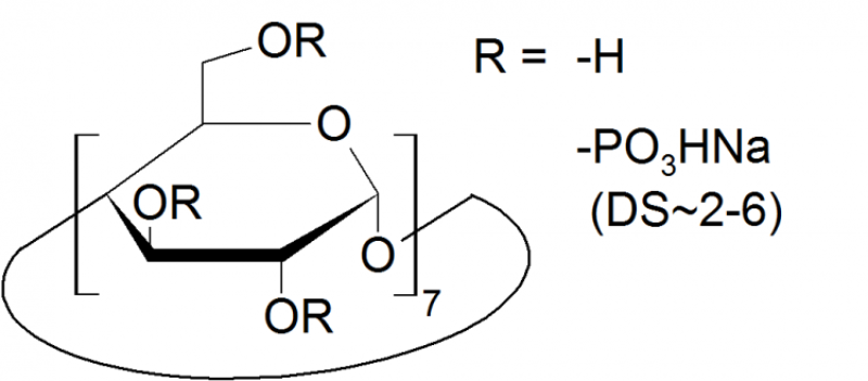 Beta-cyclodextrin phosphate sodium salt | CAS 199684-61-2