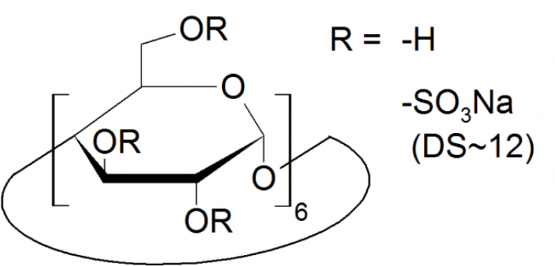 Alpha-cyclodextrin sulfate sodium salt | CAS 699020-02-5
