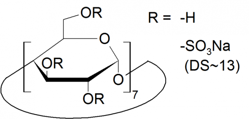 Beta-cyclodextrin sulfate sodium salt | CAS 37191-69-8