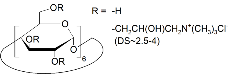 (2-Hydroxy-3-N,N,N-trimethylamino)propyl-alpha-cyclodextrin chloride