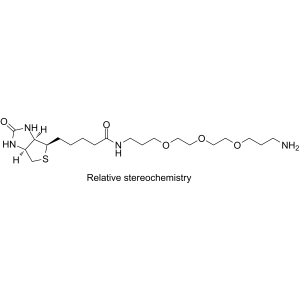 rel-Biotin-PEG3-C3-NH2 | CAS 1374658-86-2