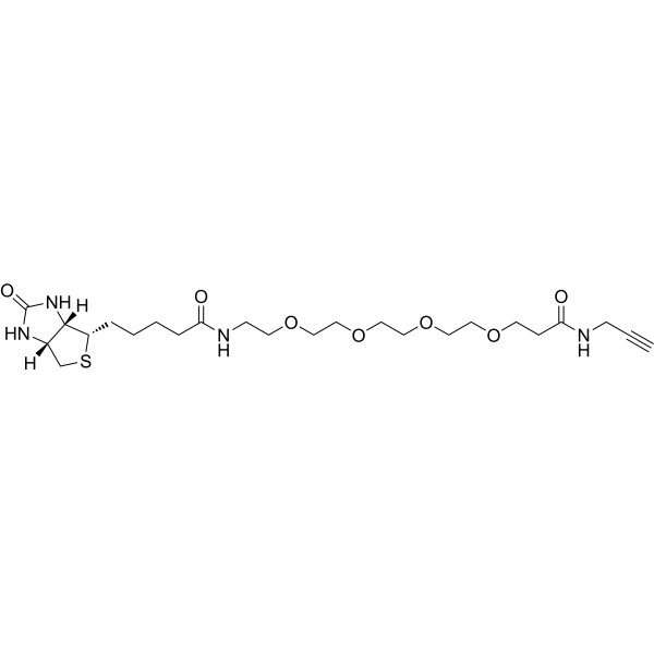 Biotin-PEG4-amide-Alkyne | CAS 1006592-45-5