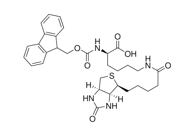 Fmoc-D-Lys(Biotin)-OH | CAS 110990-09-5