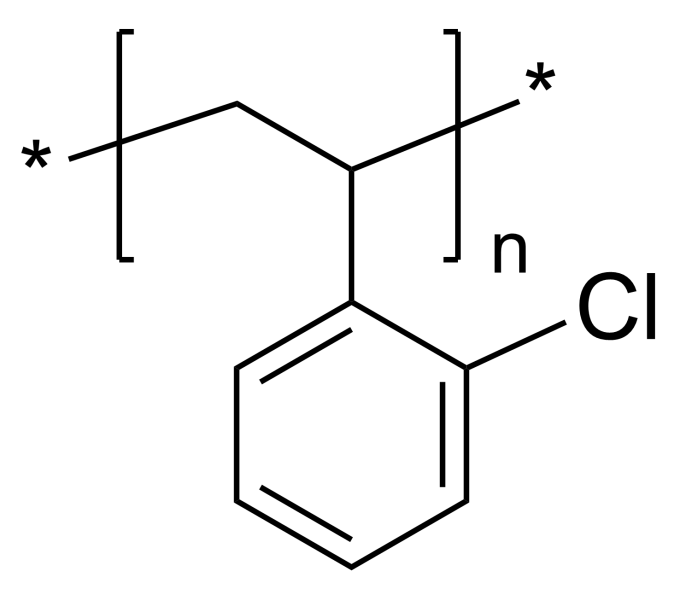 Poly(2-chlorostyrene), Mn 80,000 | CAS 26125-41-7