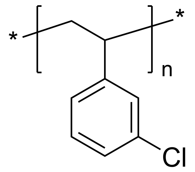 Poly(3-chlorostyrene), Mn 6,000 | CAS 26100-04-9
