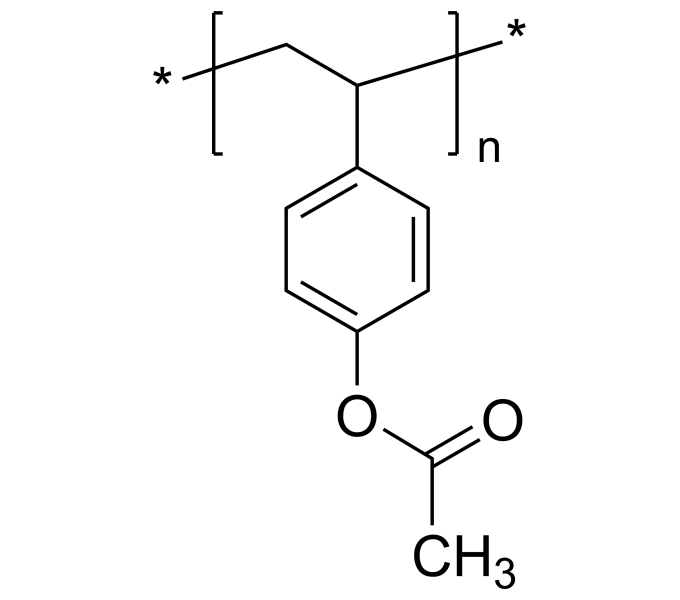 Poly(4-acetoxystyrene), Mn 30,500 | CAS 24979-78-0