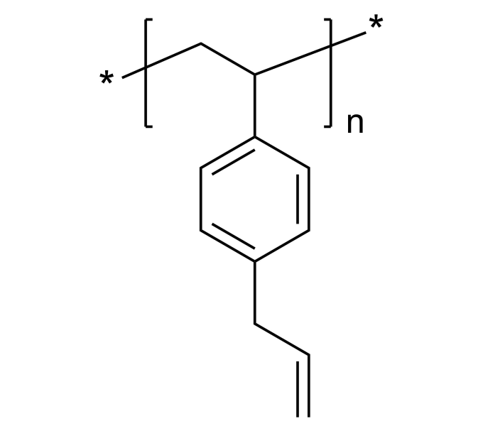 Poly(4-allyl styrene), Mn 20,500