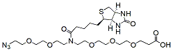 N-(Azido-PEG2)-N-Biotin-PEG3-acid | CAS 2112731-59-4