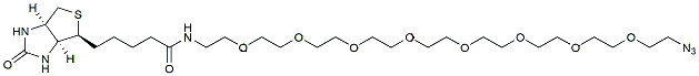Biotin-PEG8-azide | CAS 2363756-34-5