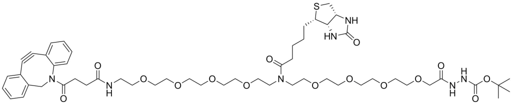 N-(Fmoc-N-amido-PEG4)-N-Biotin-PEG4-t-Boc-Hydrazide