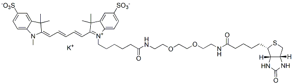 Sulfo-Cy5-PEG3-biotin