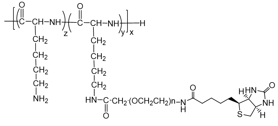PLL-g-PEG-Biotin, PEG MW 2,000, PLL repeating units number 100