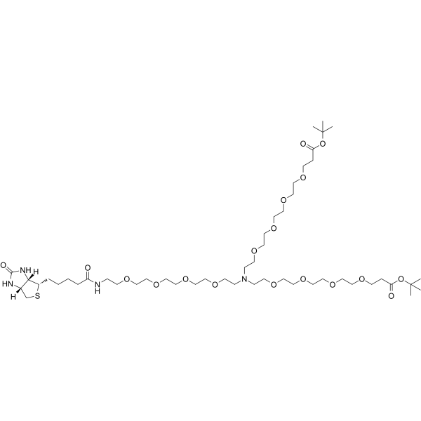 N-(Biotin-PEG4)-N-bis(PEG4-Boc) | CAS 2112730-79-5