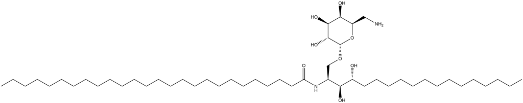N-[(1S,2S,3R)-1-[[(6-Amino-6-deoxy-α-D-galactopyranosyl)oxy]methyl]-2,3-dihydroxyheptadecyl]hexacosanamide | CAS 424823-18-7