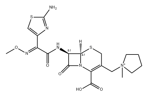 1-[[7-[[(2-Amino-4-thiazolyl)(methoxyimino)acetyl]amino]-2-carboxy-8-oxo-5-thia-1-azabicyclo[4.2.0]oct-2-en-3-yl]methyl]-1-methyl-Pyrrolidinium | CAS 149261-27-8