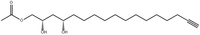 1-Acetoxy-2,​4-dihydroxyheptadec-16-yne | CAS 24607-06-5