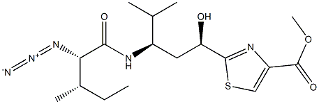 2-[(1R,3R)-3-[[(2S,3S)-2-Azido-3-methyl-1-oxopentyl]amino]-1-hydroxy-4-methylpentyl]-4-thiazolecarboxylic Acid Methyl Ester | CAS 921927-93-7