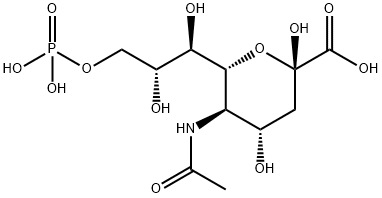 (4S,5R,6R,7S,8R)-5-Acetamido-4,6,7,8-tetrahydroxy-2-oxo-9-(phosphonooxy)nonanoic Acid | CAS 37992-17-9