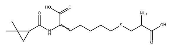 (E)-7-(2-Amino-2-varboxyethyl)​sulfanyl-2-[(2,2-dimethylcyclopropane​carbonyl)amino]hept-2-enoic Acid | CAS 78852-98-9