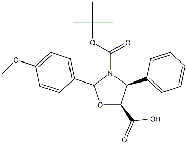 (4S,5S)-3-tert-Butoxycarbonyl-2-(4-anisyl)-4-phenyl-5-oxazolidinecarboxylic Acid | CAS 949459-78-3