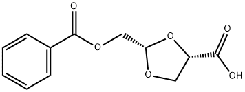 (2S,4S)-2-[(Benzoyloxy)methyl]-1,3-dioxolane-4-carboxylic Acid | CAS 145354-81-0