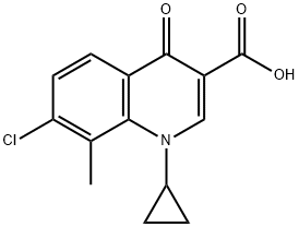 7-Chloro-1-cyclopropyl-1,4-dihydro-8-methyl-4-oxo-3-quinolinecarboxylic Acid | CAS 103877-20-9