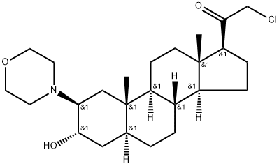 (2β,3α,5α)-21-Chloro-3-hydroxy-2-(4-morpholinyl)-pregnan-20-one | CAS 156685-94-8