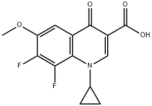 1-Cyclopropyl-7,8-difluoro-6-methoxy-4-oxo-1,4-dihydroquinoline-3-carboxylic Acid | CAS 1641561-55-8