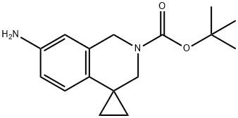 7′-Aminospiro[cyclopropane-1,4′(1’H)-isoquinoline]-2′(3’H)carboxylic Acid 1,1-Dimethyl Ester | CAS 561297-88-9