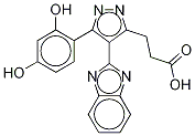 4-(1H-Benzimidazol-2-yl)-3-(2,4-dihydroxyphenyl)-1H-pyrazole-5-propanoic Acid | CAS 1217314-90-3