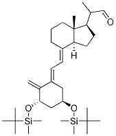 (1S,3R,5E,7E)-1,3-Bis-[(tert-butyldimethylsilyl)oxy]-9,10-secopregna-5,7,10-triene-20-carboxaldehyde | CAS 112828-13-4