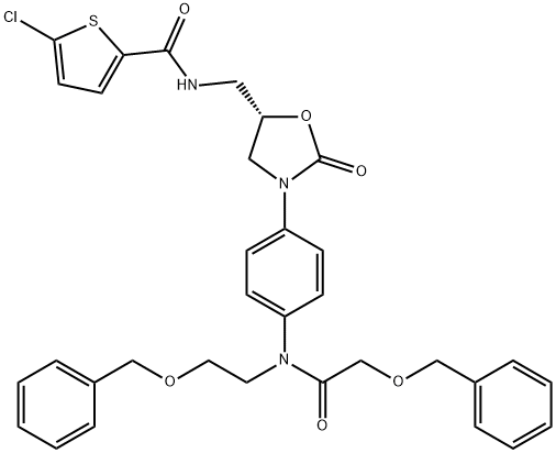 2-(Benzyloxy)-N-(2-(benzyloxy)ethyl) Rivaroxaban Diol | CAS 2172940-56-4