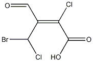 (2E)-4-Bromo-2,4-dichloro-3-formyl-2-butenoic Acid | CAS 441304-66-1
