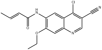(2E)-N-(4-Chloro-3-cyano-7-ethoxy-6-quinolinyl)-2-butenamide | CAS 1403831-79-7