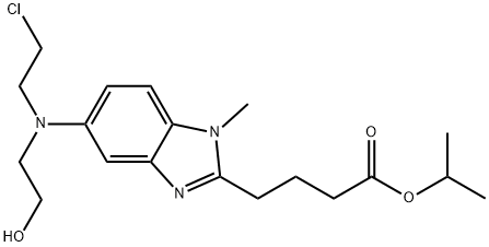 5-[(2-Chloroethyl)(2-hydroxyethyl)amino]-1-methyl-1H-benzimidazole-2-butanoic Acid 1-Methylethyl Ester | CAS 1797008-41-3