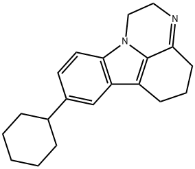 8-Cyclohexyl-2,4,5,6-tetrahydro-1H-pyrazino[3,2,1-jk]carbazole | CAS 171112-90-6