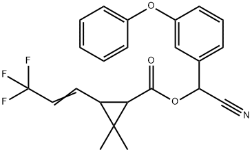 (E)-Cyano(3-phenoxyphenyl)methyl 2,2-dimethyl-3-(3,3,3-trifluoroprop-1-en-1-yl)cyclopropanecarboxylate | CAS 72714-31-9