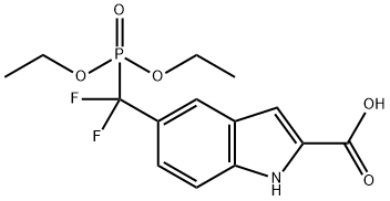 5-[(Diethoxyphosphinyl)difluoromethyl]-1H-indole-2-carboxylic Acid | CAS 1233086-50-4