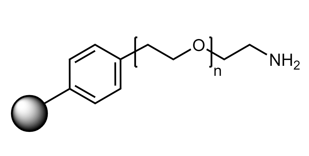 Low Crosslinked Polystyrene-PEG MB NH2, 280-320 µm, Capacity 0.15-0.3 mmol/g