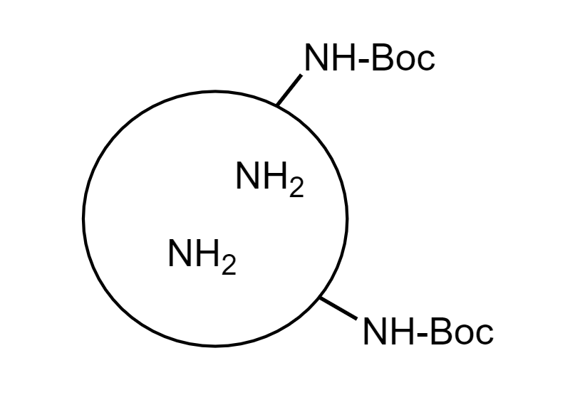 Low Crosslinked Polystyrene-PEG B NH2 / Boc, 130 µm, Capacity 0.2-0.3 mmol/g, Boc Capacity: 2-8 µmol/g