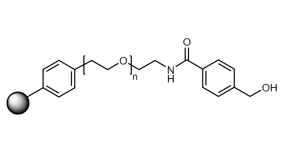 Low Crosslinked Polystyrene-PEG MB HMBA, 280-320 µm, Capacity 0.15-0.3 mmol/g