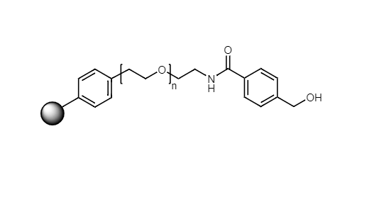 Low Crosslinked Polystyrene-PEG HL HMBA, 75 µm, Capacity 0.3-0.5 mmol/g