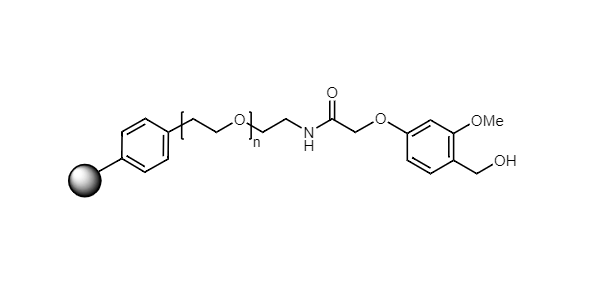 Low Crosslinked Polystyrene-PEG S AC, 90 µm, Capacity 0.2-0.3 mmol/g