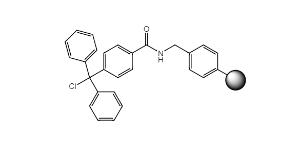 Tritylchloride-Polystyrene Resin, 200-400 Mesh, Loading 0.9-1.2 mmol/g, 1% DVB